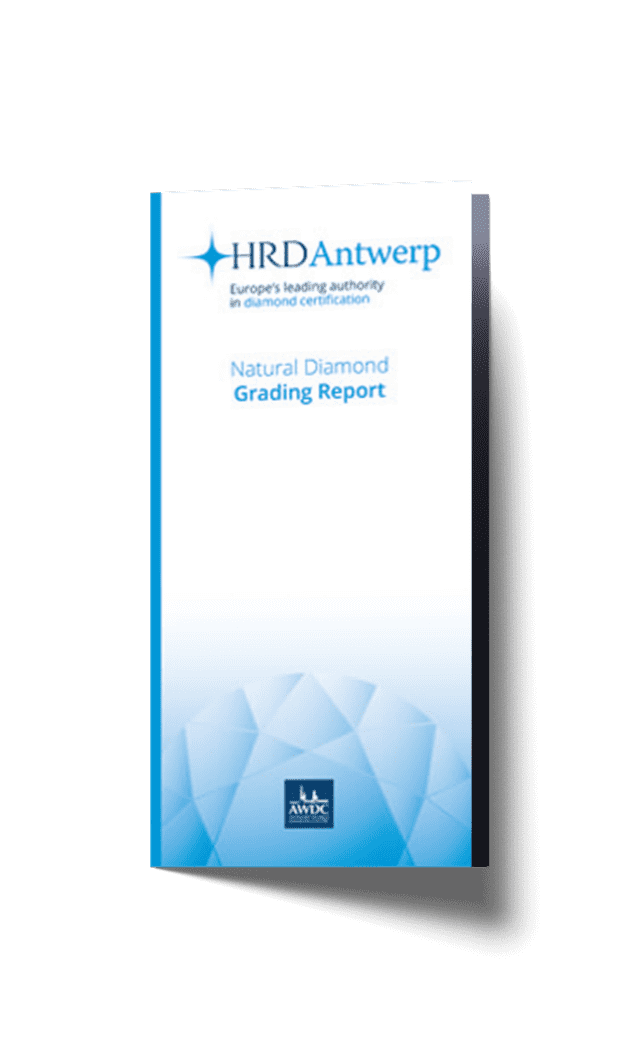 Natural Diamond Grading Report — официальная обложка HRD