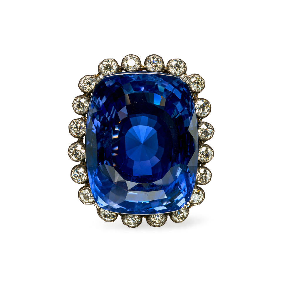 Logan Sapphire — подлинная фотография, 423,00 карата