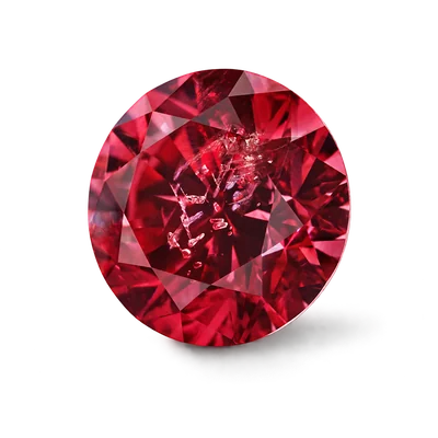 Изображение на прозрачном фоне: Argyle Phoenix — природный красный бриллиант 1,56 карата, Fancy Red. Фото: Argyle Pink Diamonds.